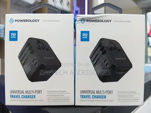 This Is a Powerology 45w Universal Multi-Port Travel Charger.