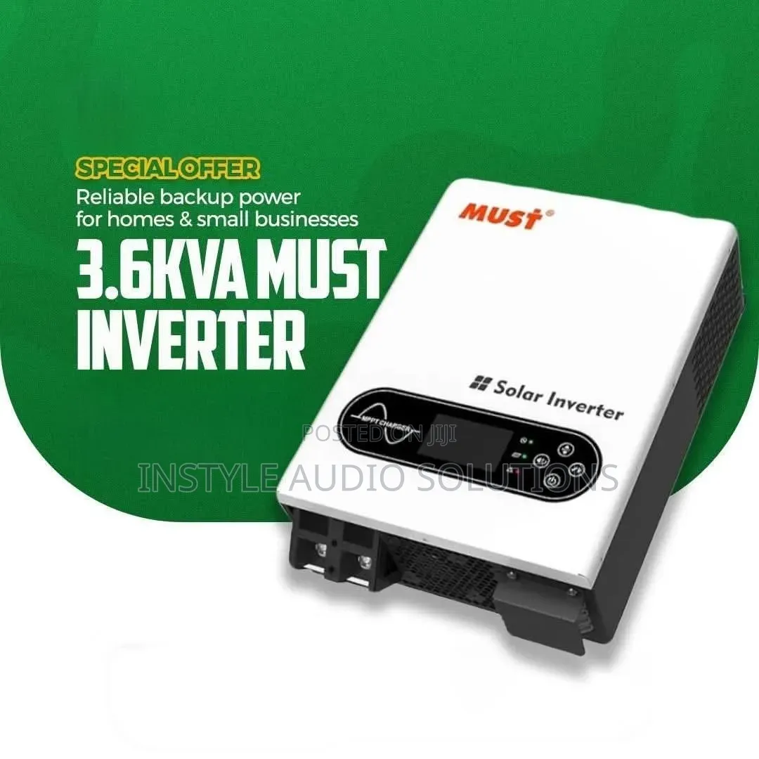 Must 3.5kva - 24v Hybrid 100a MPPT Controller - 450 VDC