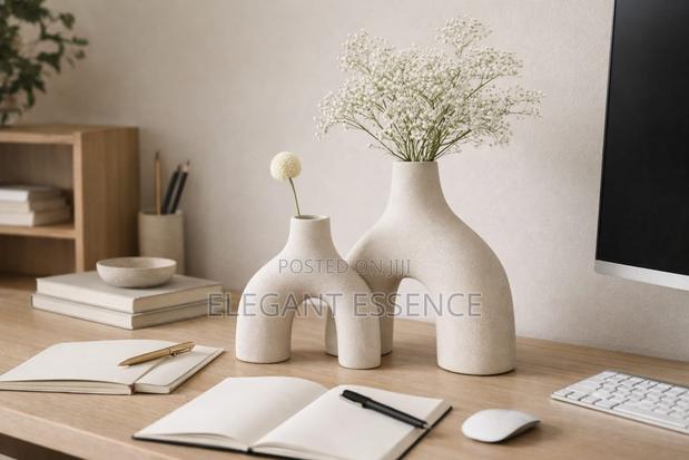 2 in 1 Ceramic Decorative Ceramic Vases - thumbnail 5