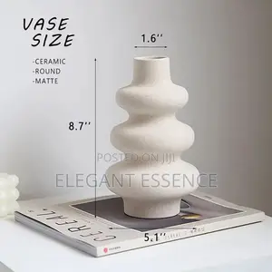Modern Minimalist Spiral Shaped Home Decorative Flower Vase