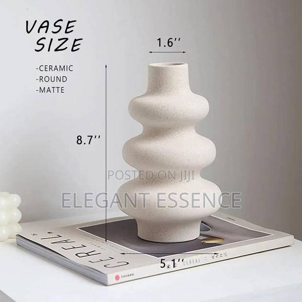 Modern Minimalist Spiral Shaped Home Decorative Flower Vase - thumbnail 2