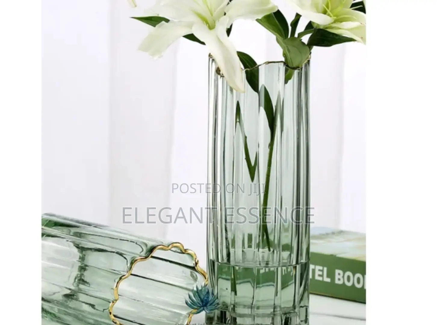 Nordic Decorative Glass Vase- Size : 28cm