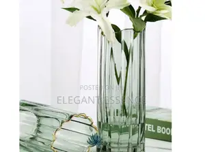 Nordic Decorative Glass Vase- Size : 28cm