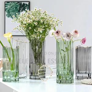 Nordic Decorative Glass Vase- Size : 28cm