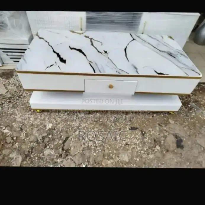 Coffee Table With Marble Topping
