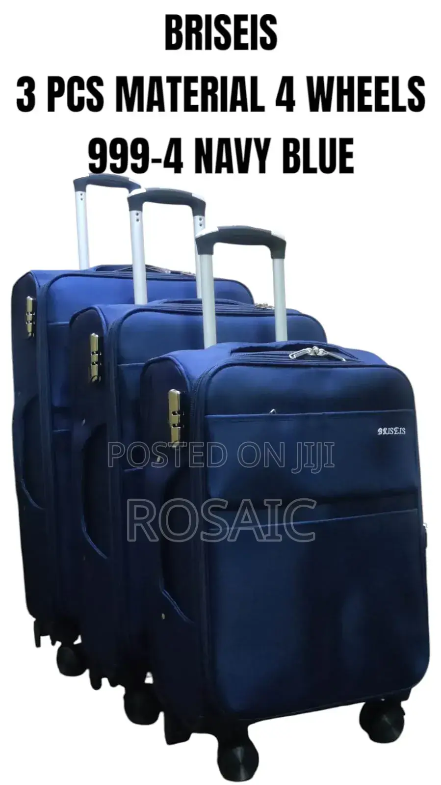 3pcs Briseis Material Suitcase 4wheels