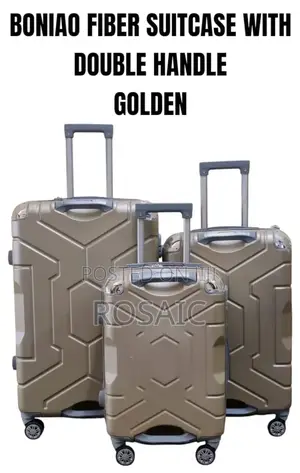 Fibre Suitcase With Double Handle