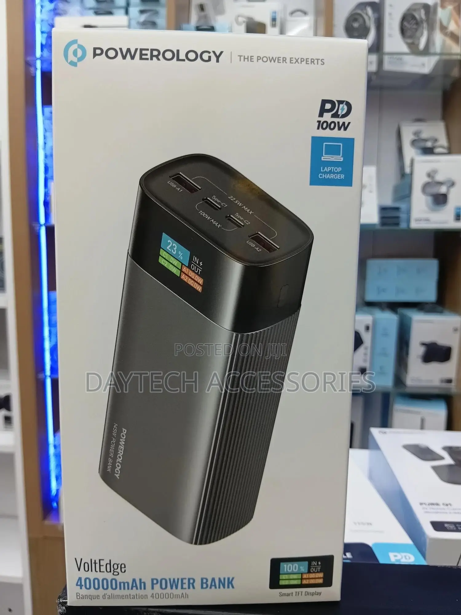 Powerology Voltedge 40000mah Power Bank.