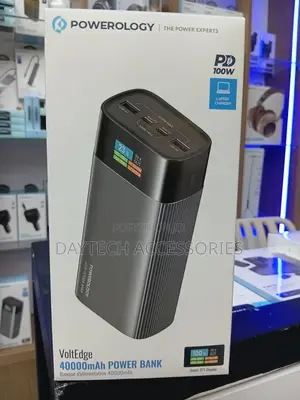 Powerolgy Voltedge 100w 40000 Mah Powerbank With TFT Display.