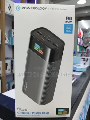 Powerology Voltedge Power Bank 40.000mah Pd 100w Fast Charging.