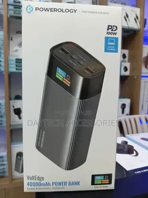 Powerology Voltedge Power Bank 40.000mah Pd 100w Fast Charging.