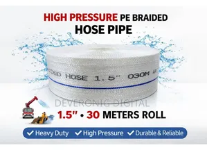 High Pressure Braided Hose Pipe 1.5 Inch 30meters Roll