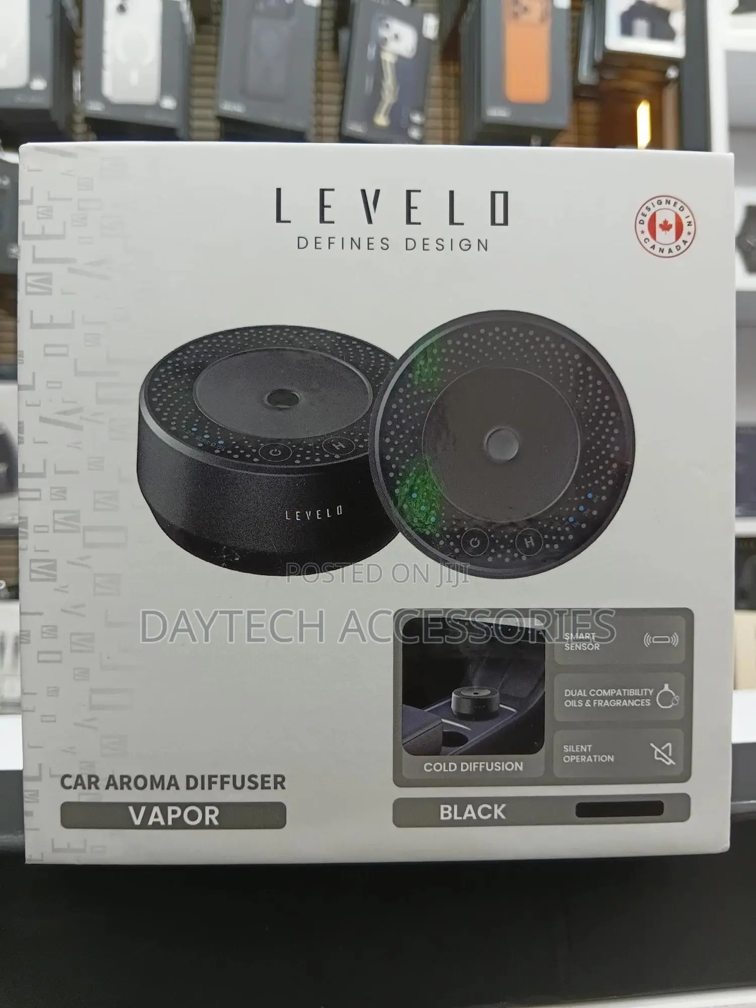 The Levelo Vapor Car Aroma Diffuser.