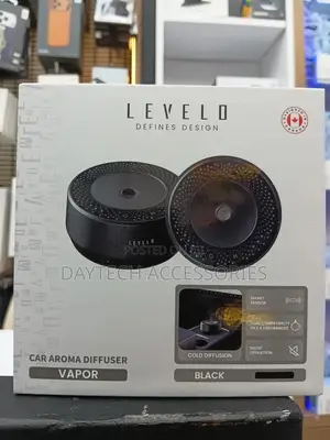 The Levelo Vapor Car Aroma Diffuser in Black.