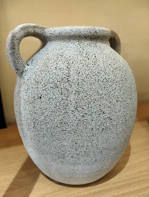 Dual Ear Handle Ancient Greek Vase Style Indoor Ceramic Pot