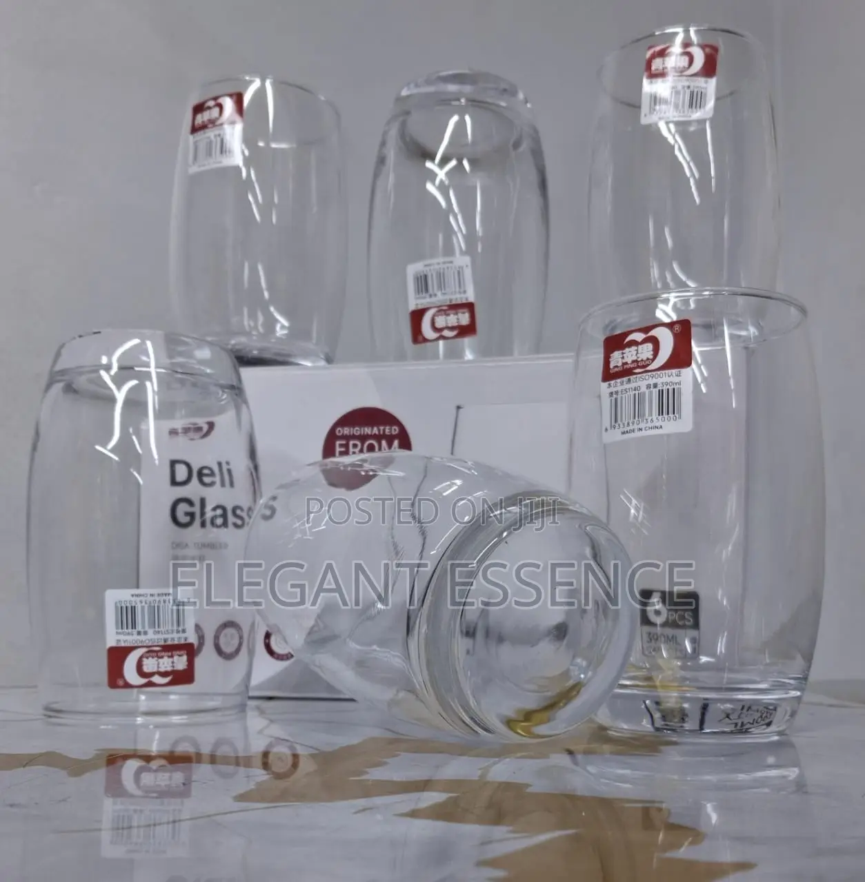 Bulb Tumbler 6pcs 390ml