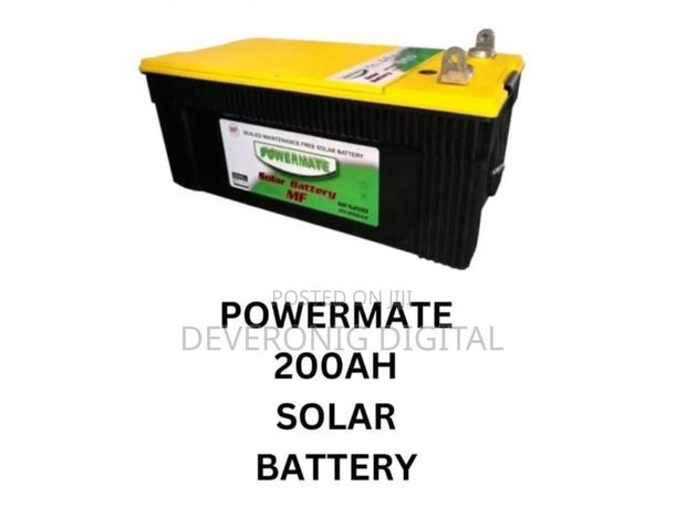 Powermate 200ah Solar Battery - main view