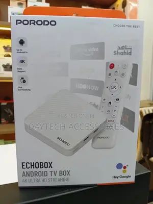 Porodo Echobox Android Tv Box Used for Ultra Hd Streaming.