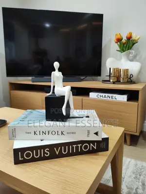 Handmade Sitting Girl Resin Figurine