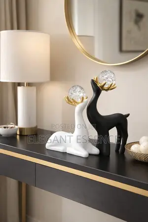 Crystal Sika Deer Animal Ornament,Desktop Decoration Ornament