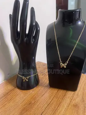 Bow Set(Bracelet and Necklace)
