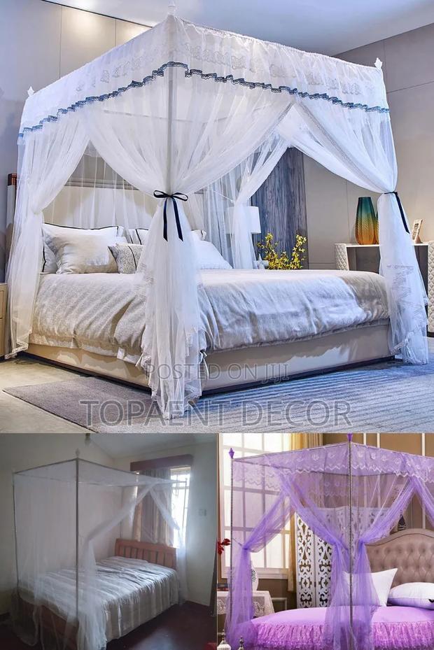 A Calm Night Guaranteed and Assured With 4 Stand Mosquito Nets