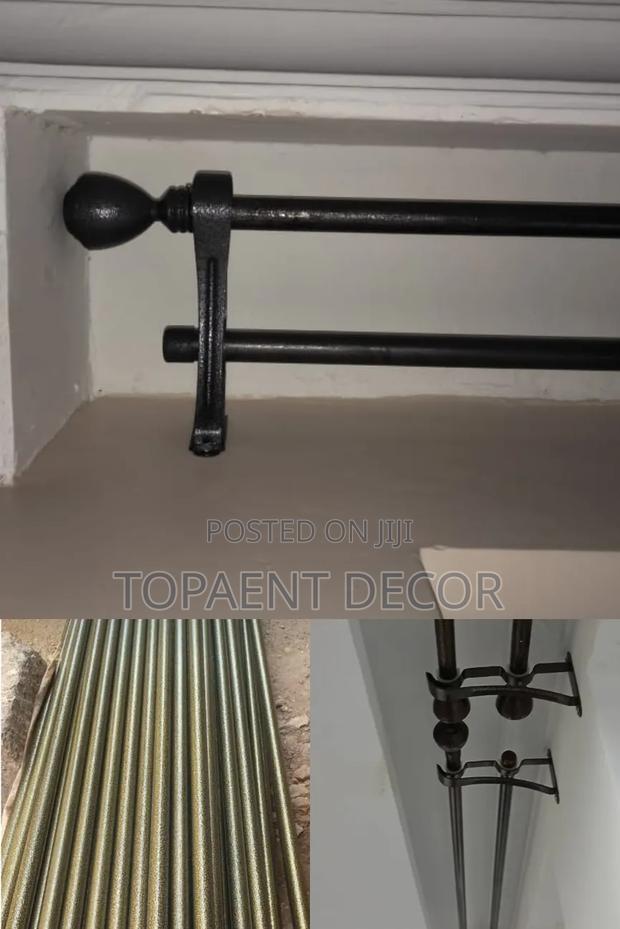 Built for Durability and Elegance Powder Coated Curtain Rods