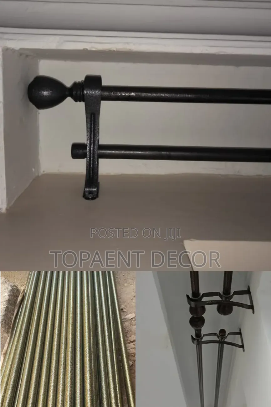 Built for Durability and Elegance Powder Coated Curtain Rods