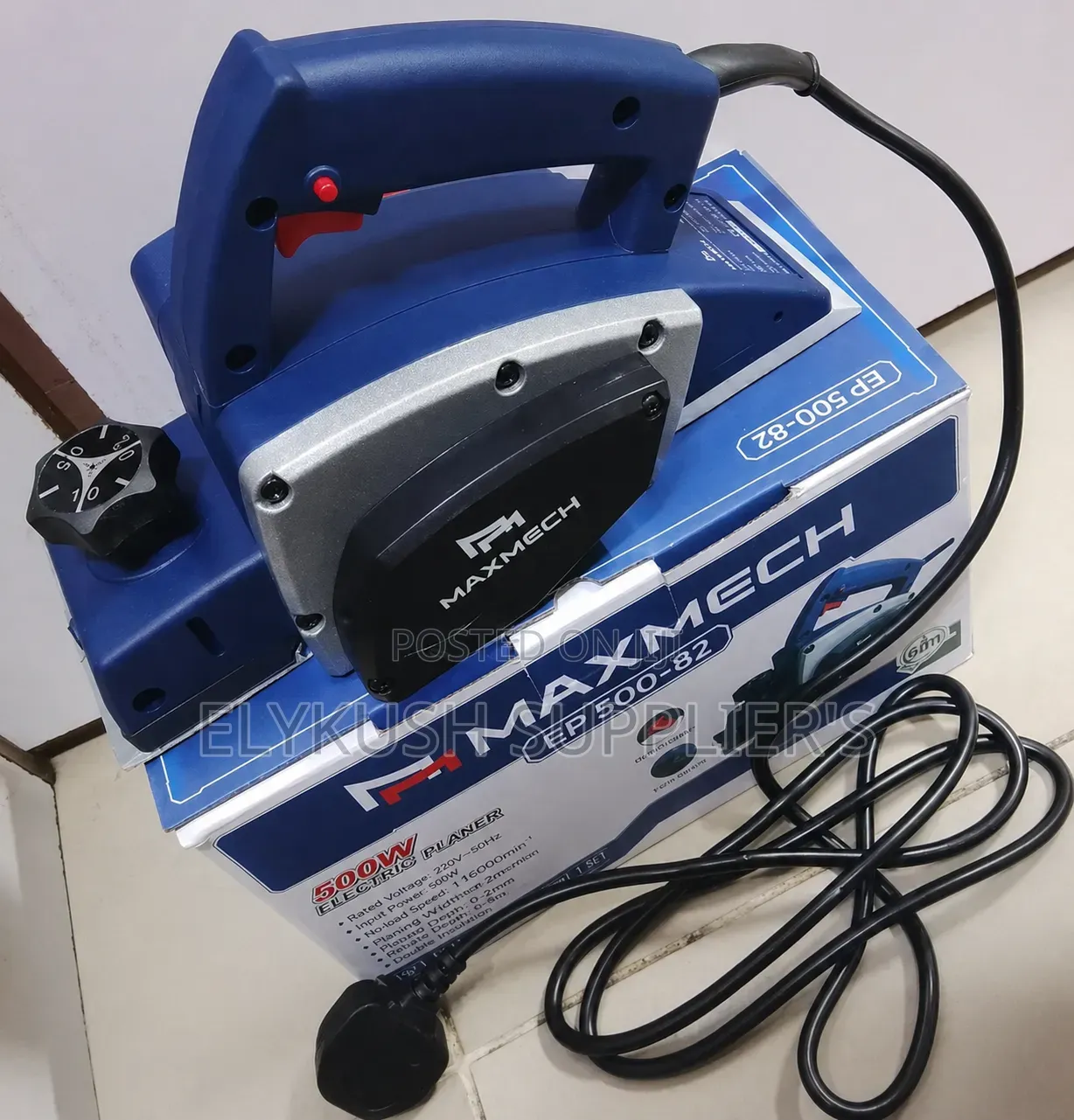 Electric Planer 500w Wood Planing Machine