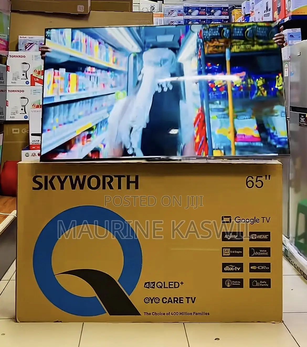 Skyworth 65” Q6500 Qled Google Tv