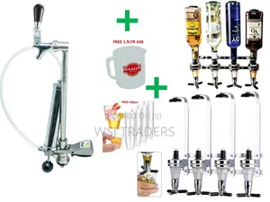 1kbl Keg Pump+ 4in1 Tot Measure 1 Jug+40pcs Shots Glass