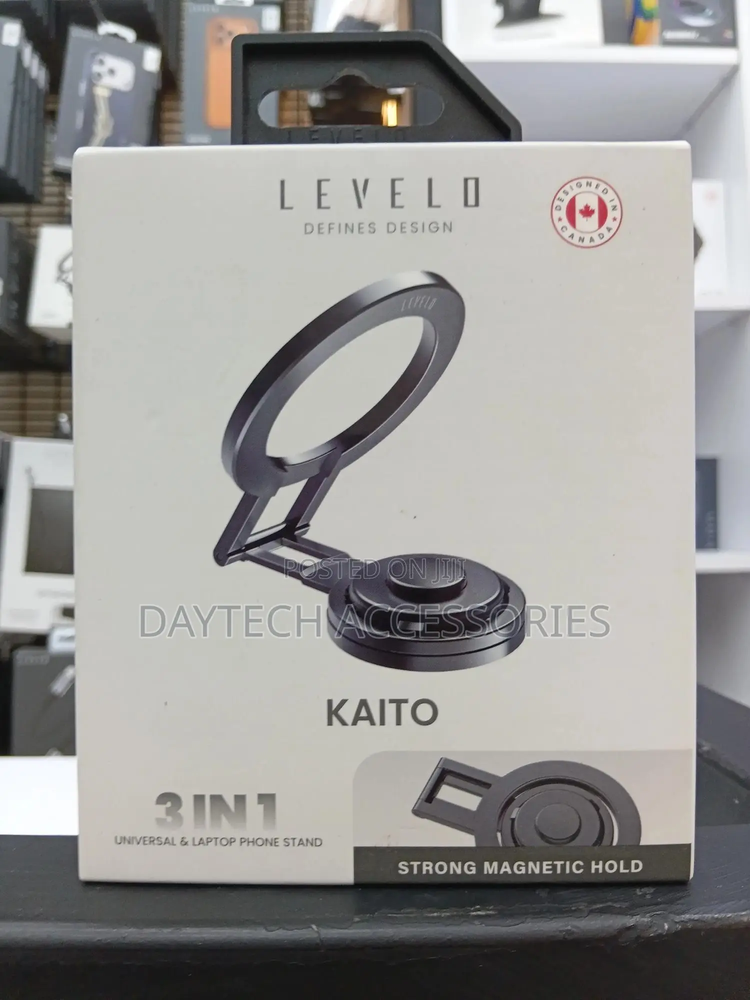 Levelo Kaito 3-in-1 Magfit Laptop Phone Holder Universal Functionality