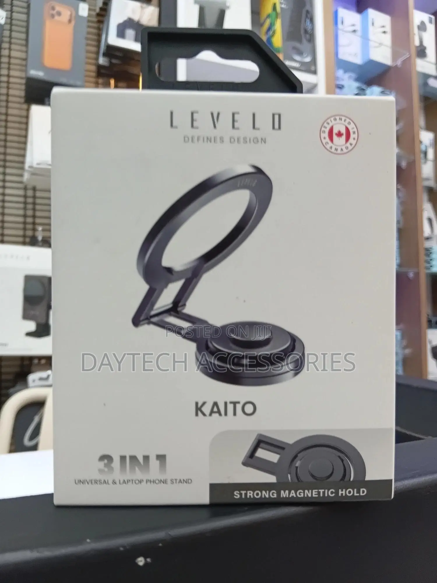 Levelo Kaito 3-in-1 Magfit Laptop Phone Holder Universal Functionality