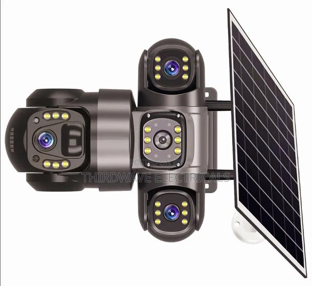 Modern Jj013 Solar 4g 3-Lens PTZ Camera Y8g