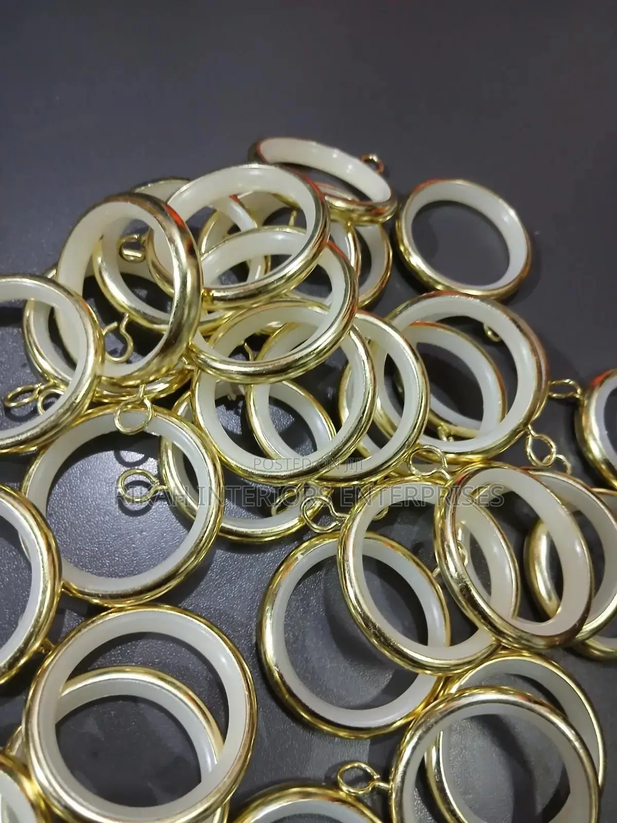 Golden Curtain Rods Rings