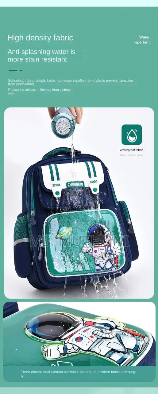 (Grade 1-6) Cartoon Themed School Bags