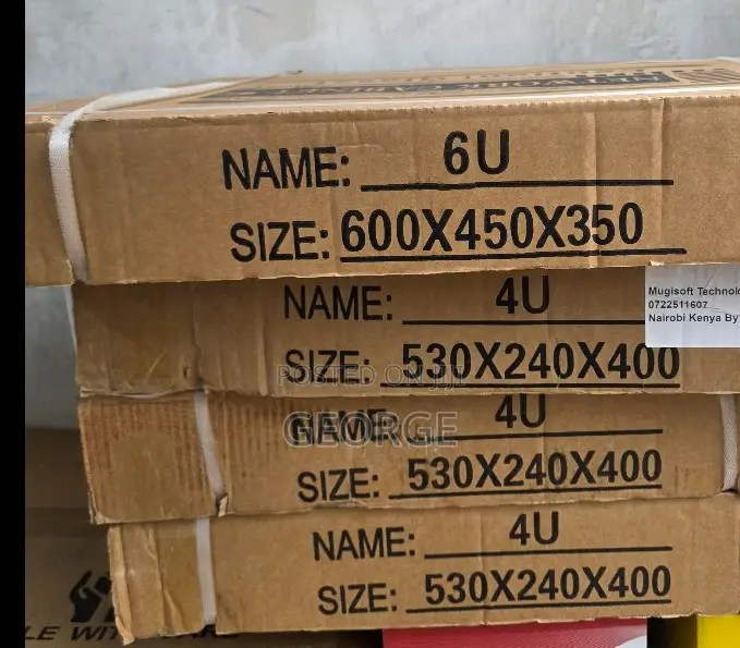 6u 530 by 400 by 300 Data Cabinet Data Cabinet