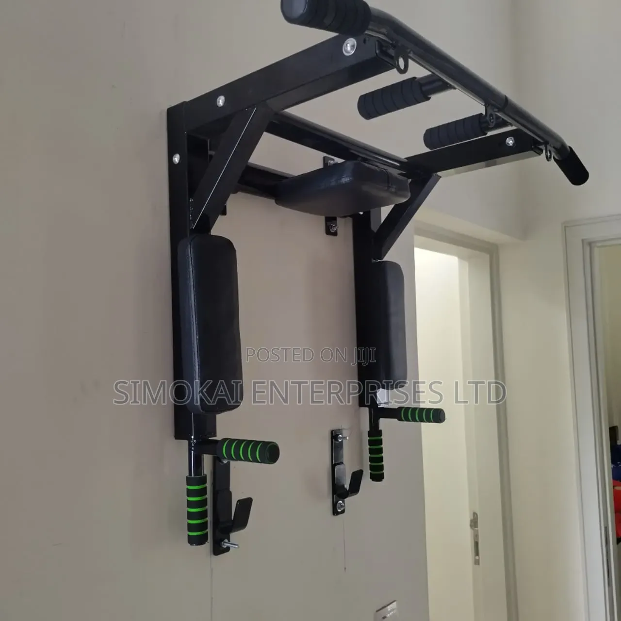 Wall Mount Pull Up Bar Chin Bar | Multi-Functional Fitness Machine