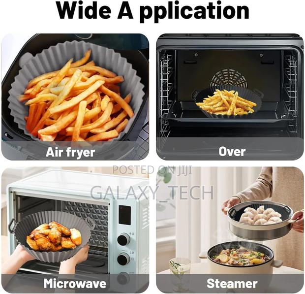 Silicone (16-22cm) Air Fryer Liners/Baking Tin - thumbnail 2