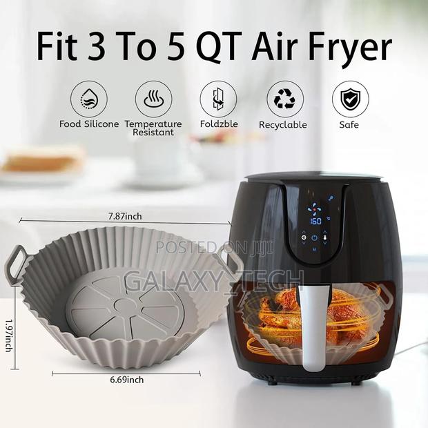 Silicone (16-22cm) Air Fryer Liners/Baking Tin - thumbnail 3