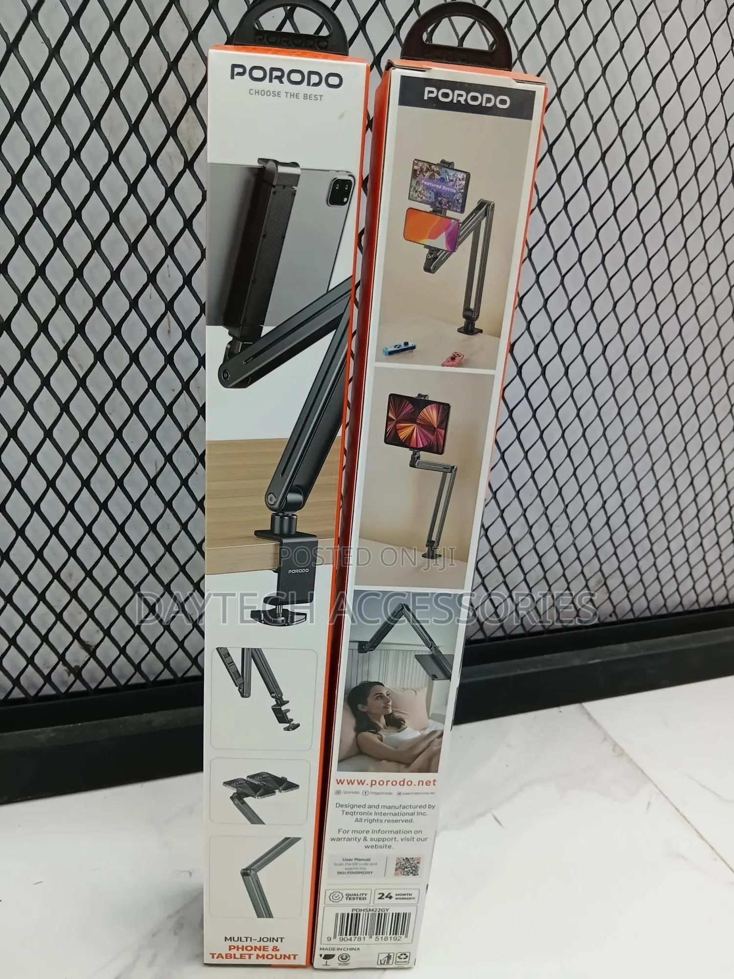 Porodo Multi-Joint Phone Tablet Mount.