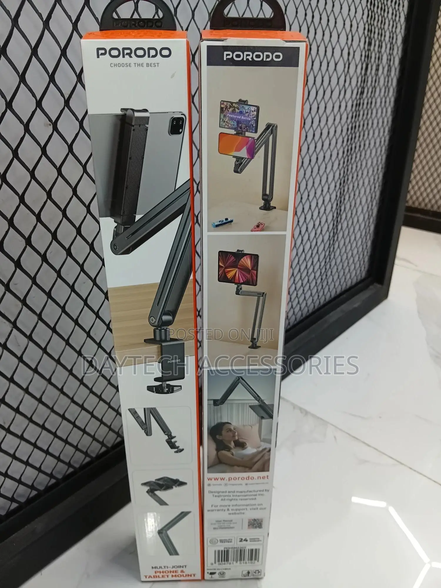 Porodo Multi-Joint Phone Tablet Mount.