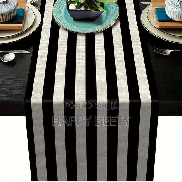 *Simple Pattern Table Runner Home Decor Dinner Table Runner - thumbnail 4