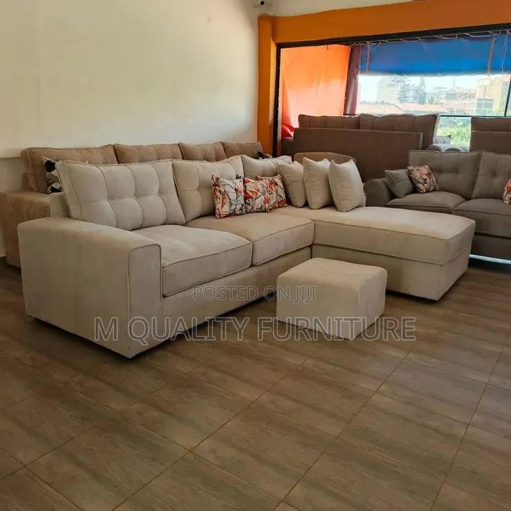 Elegant L Shaped Design Sofas Made With Strong Wood Frames