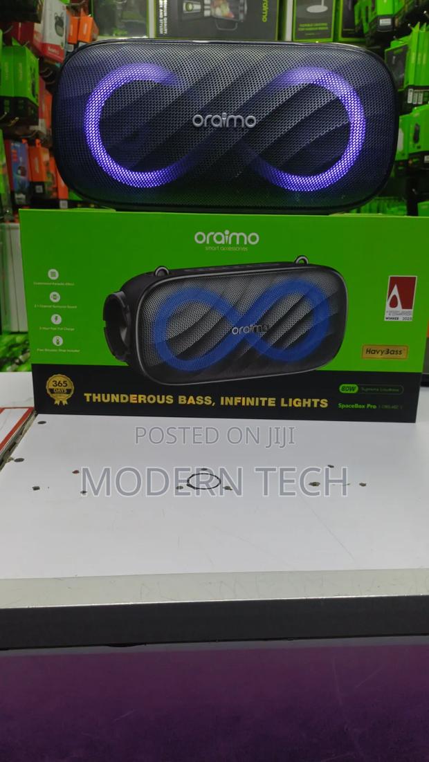 Oraimo Spacebox Pro – 80w Powerhouse Party Speaker With Karaoke - thumbnail 2