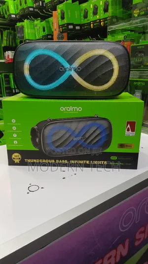 Oraimo Spacebox Pro Portable Speaker – 80w, Bass Boost, Mic Support