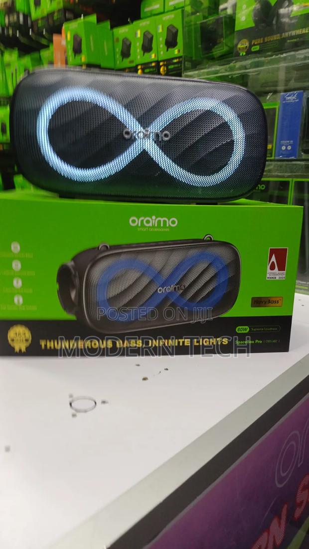 Oraimo Spacebox Pro Wireless Speaker (80w, Bluetooth, Karaoke Ready) - thumbnail 2