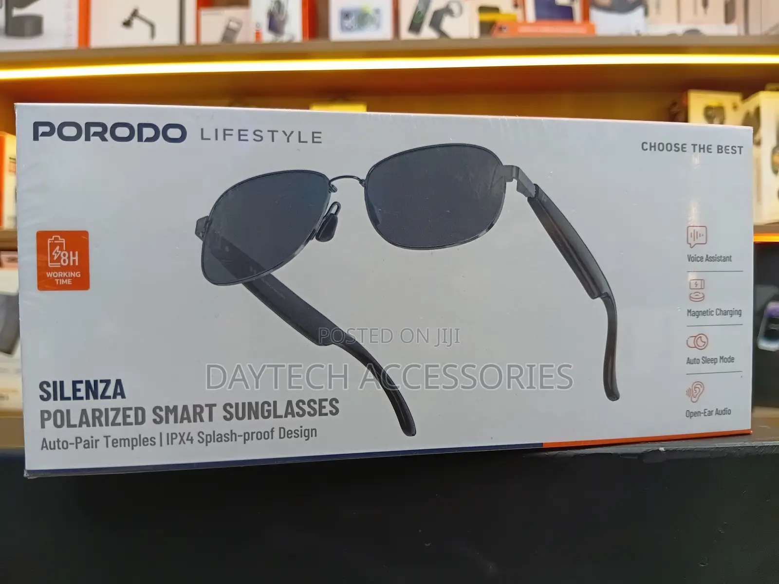 Porodo Silenza Bt 5.3 Sunglass Uv400 Protection.