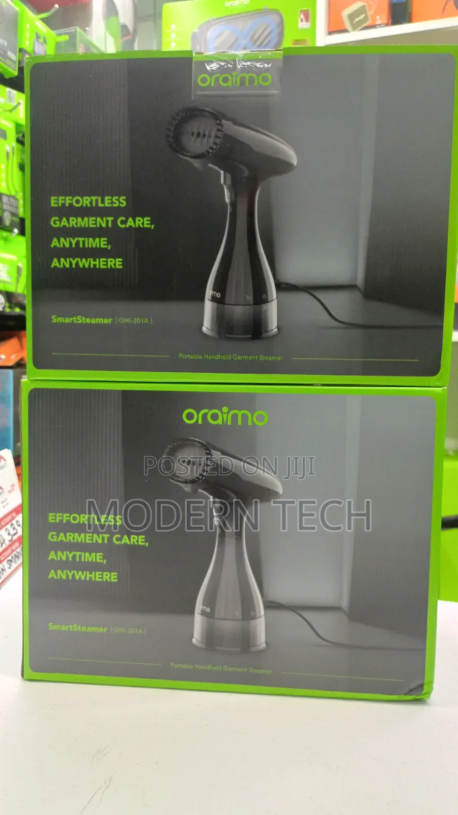 Oraimo Smartsteamer 1500w Portable Garment Steamer