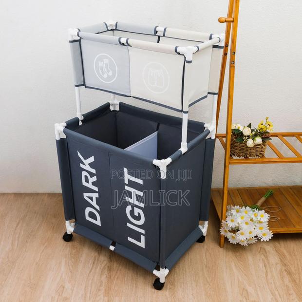 High Quality Laundry Basket – Large Capacity Organizer - Av - thumbnail 2